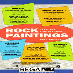 Rock Paintings - CD+G Sampler (U) Back Cover